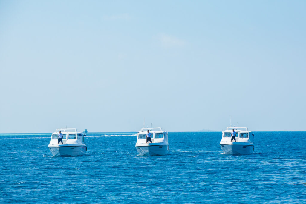 Maldives private speedboat fleet capacity and transfers.