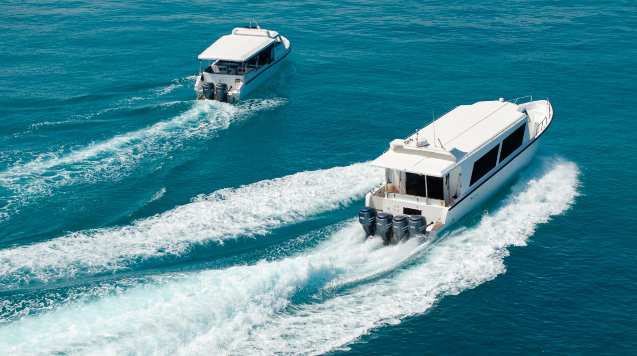 Two new Arriva luxury speedboats cruising in Maldives showing fleet capacity and supporting Speedboat Transfer Prices